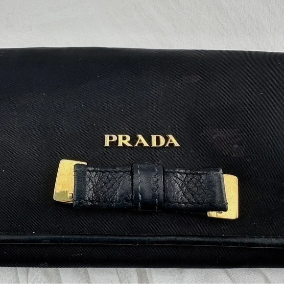 AUTHENTIC Prada wallet. Black. - Picture 6 of 15